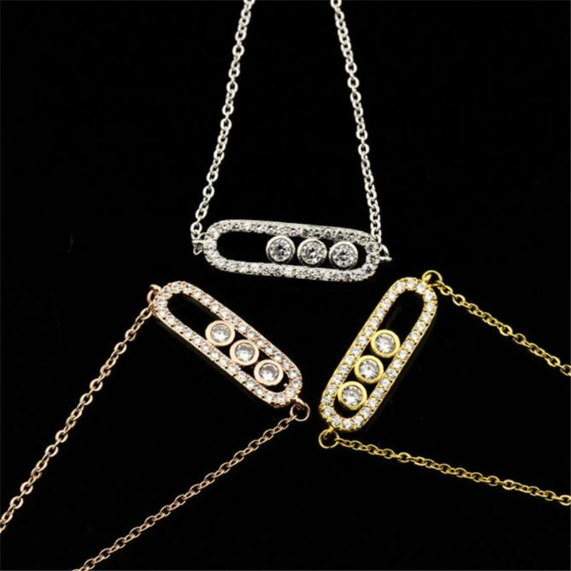 Fashion Cubic Zirconia Bracelet Stainless Steel Thin Chain Link Bracelets for Women Minimalist Charm Jewelry